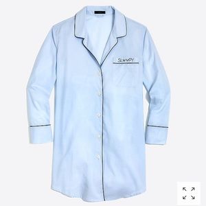 NWT J. Crew Sleepy Shirt